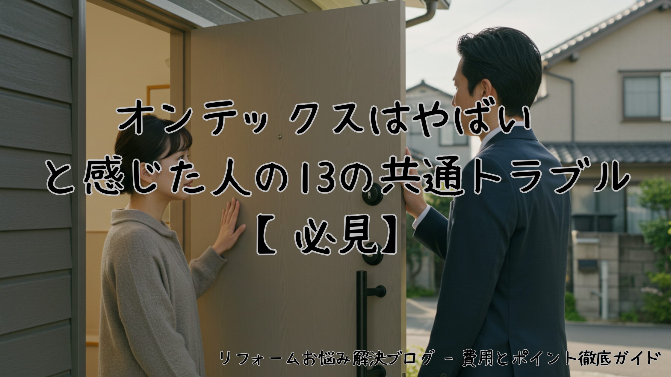 オンテックスはやばい